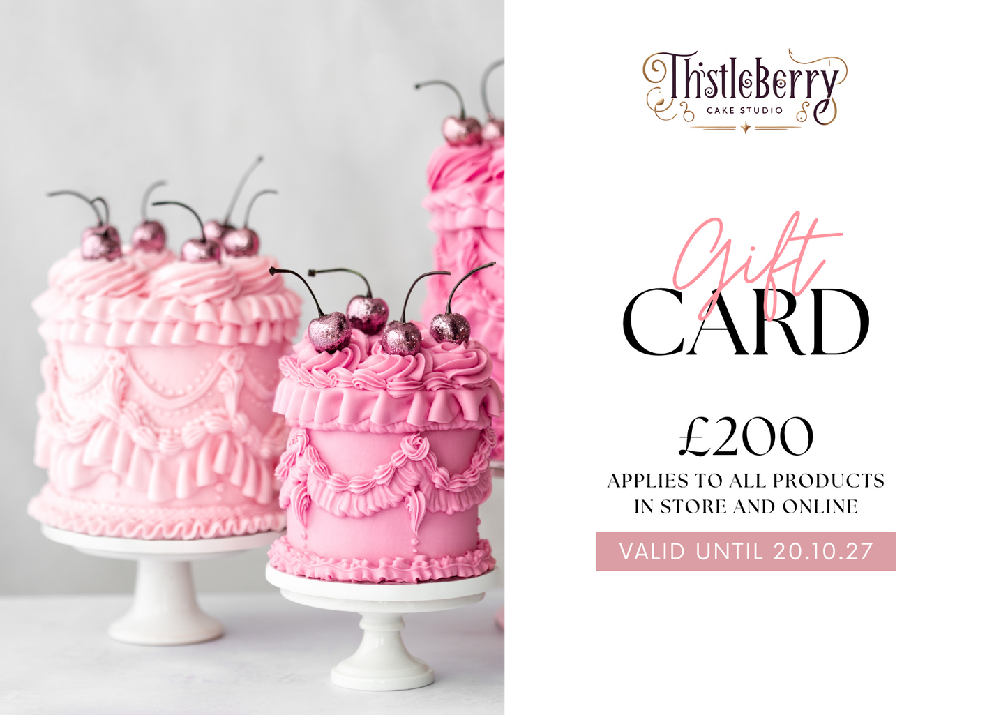 Thistleberry Cake Studio Gift Card