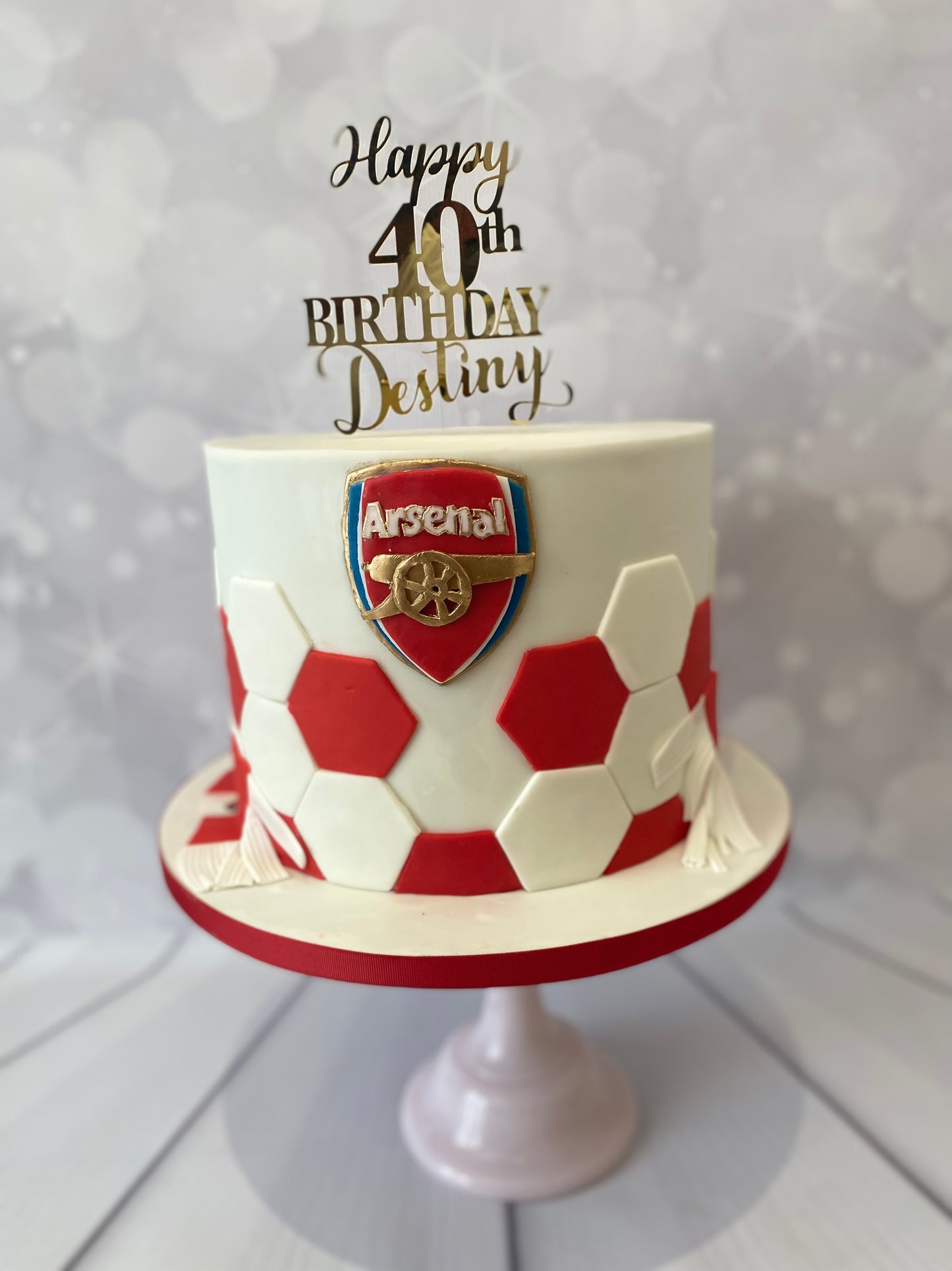 Football themed cake