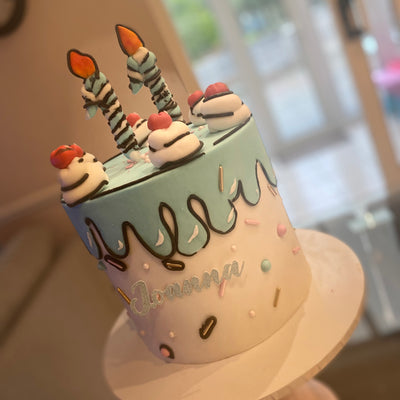 Dr. Seuss Cartoon themed cake