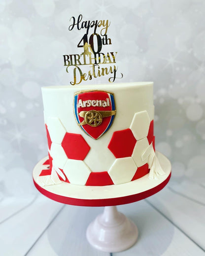 Football themed cake