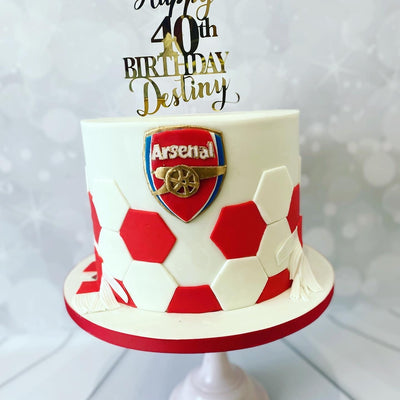 Football themed cake