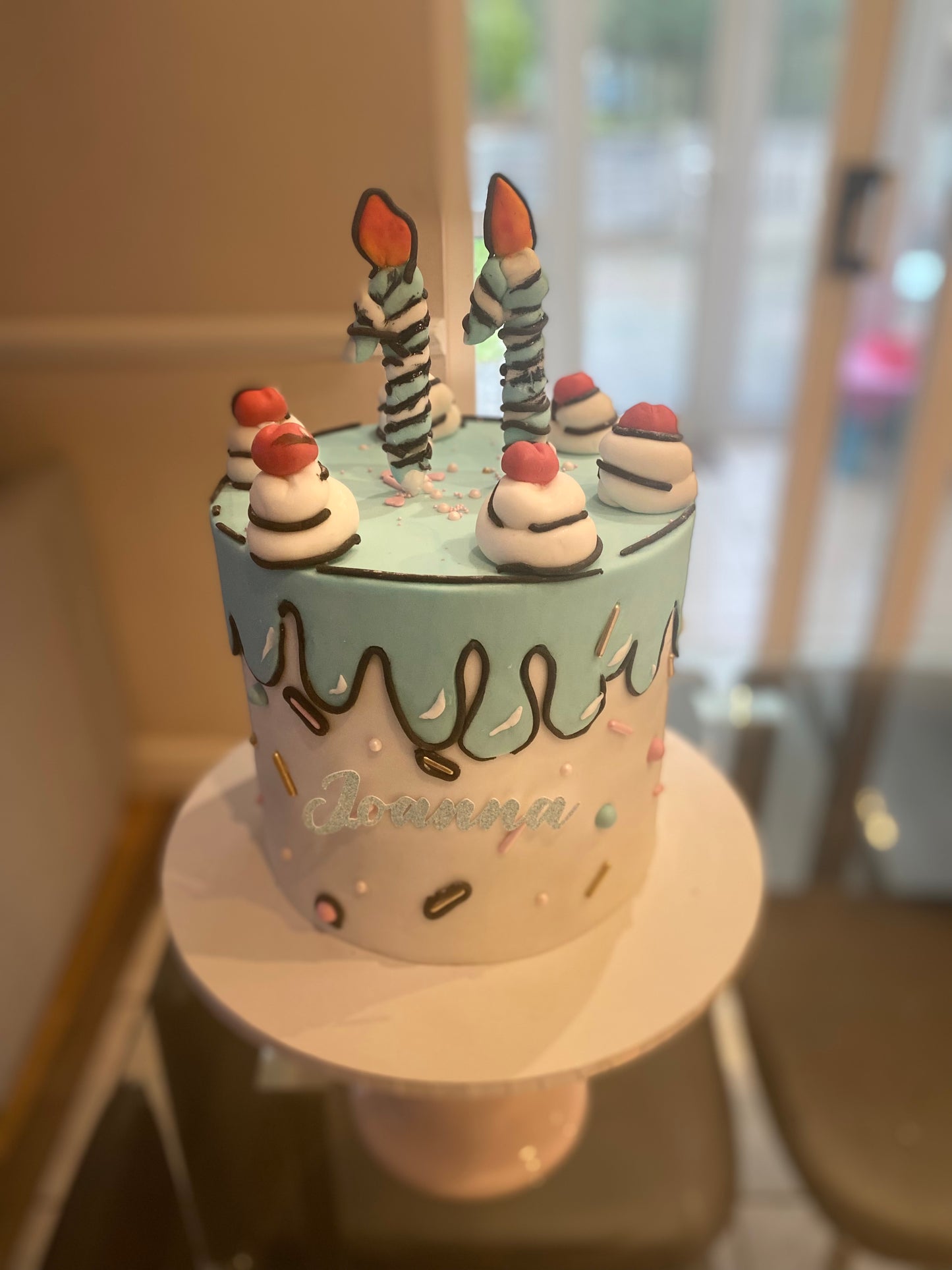 Dr. Seuss Cartoon themed cake