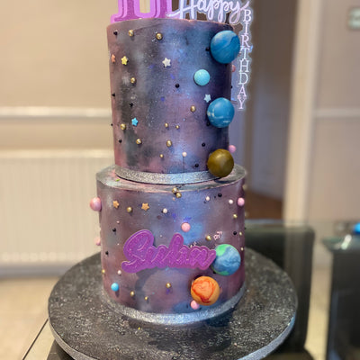 Planets and Galaxies cake
