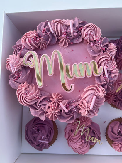 Mother’s Day Bento Cake & Cupcakes