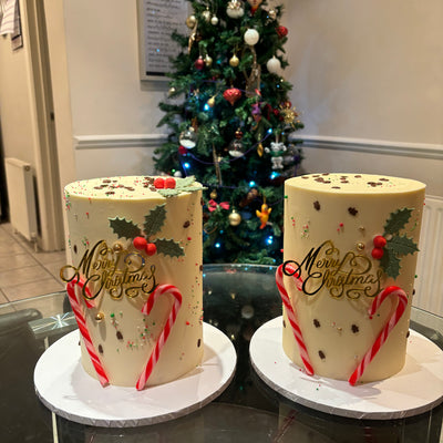 Small Christmas Buttercream Cake