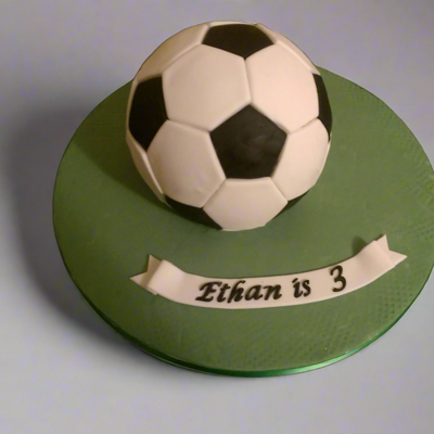 3D football cake