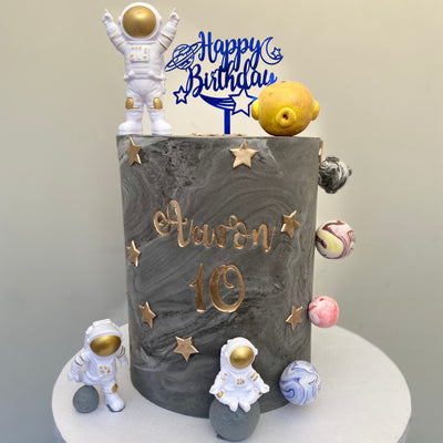 Space themed cake
