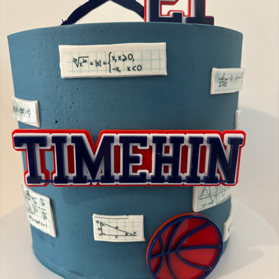 Basketball themed cake