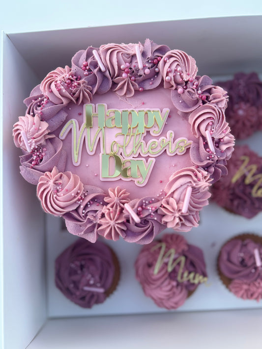 Mother’s Day Bento Cake & Cupcakes