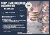The Modern Stripe and Sculpted Sails Cake  Masterclass