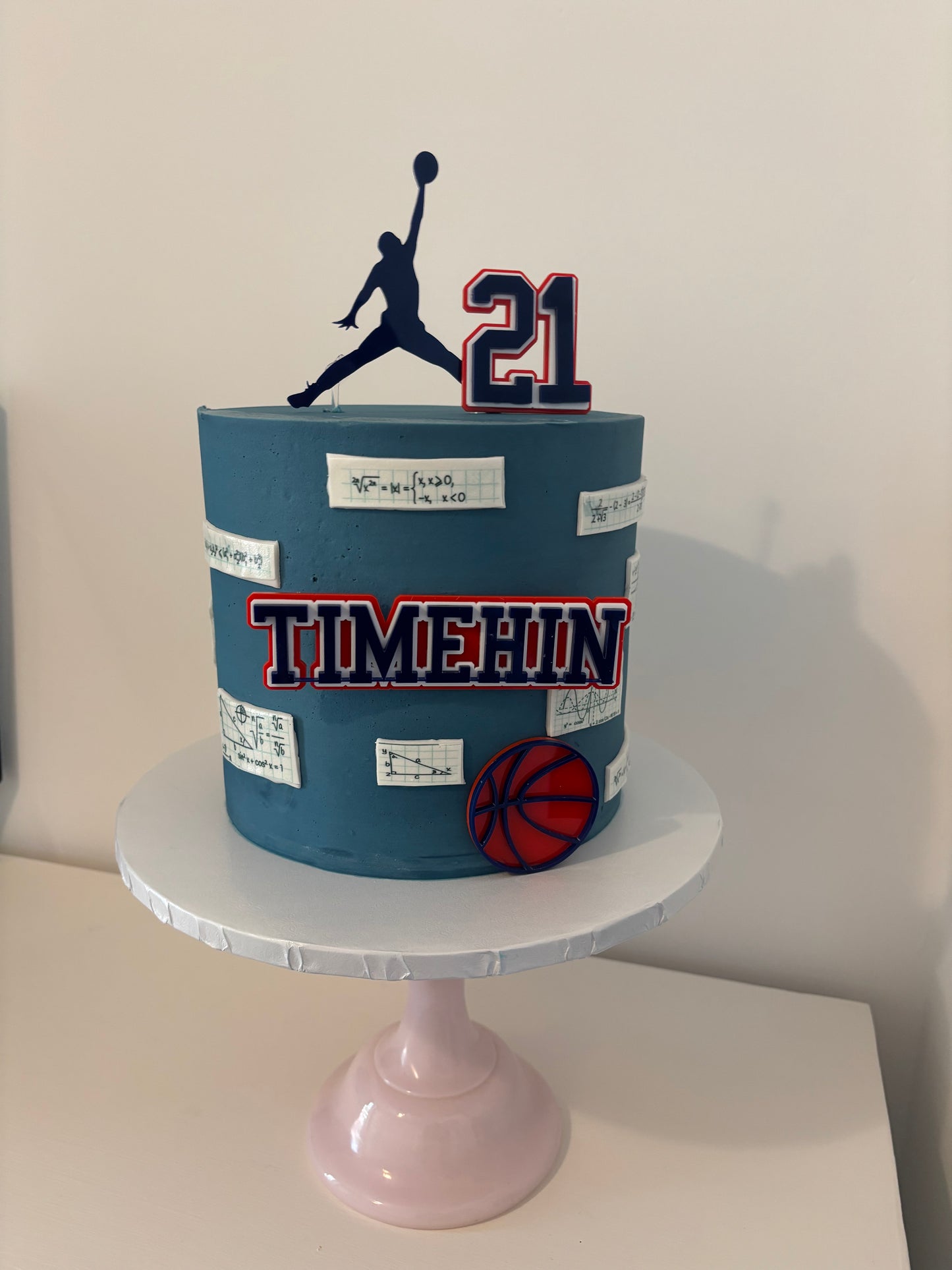 Basketball themed cake