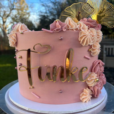 Shades of pink and gold