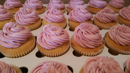 Simple buttercream cupcakes - box of 12