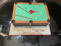 Snooker/ Pool Table Cake
