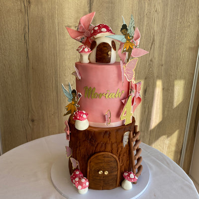 Fairy woodland cake