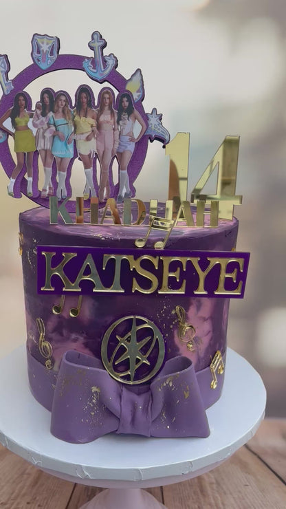 KATSEYE themed cake